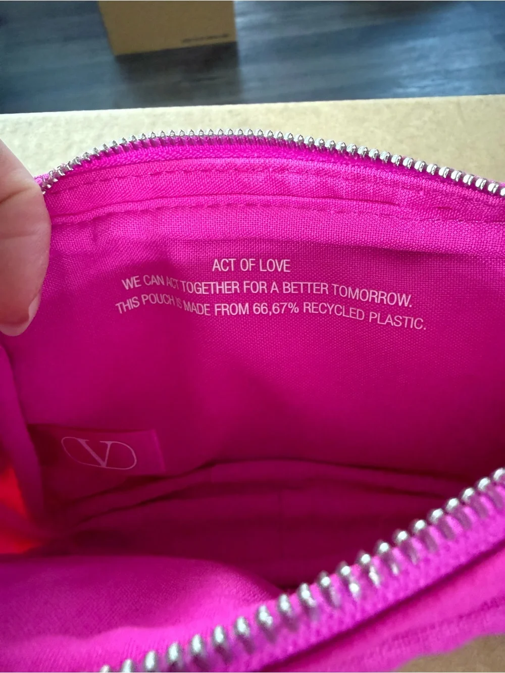 Valentino small cosmetic bag